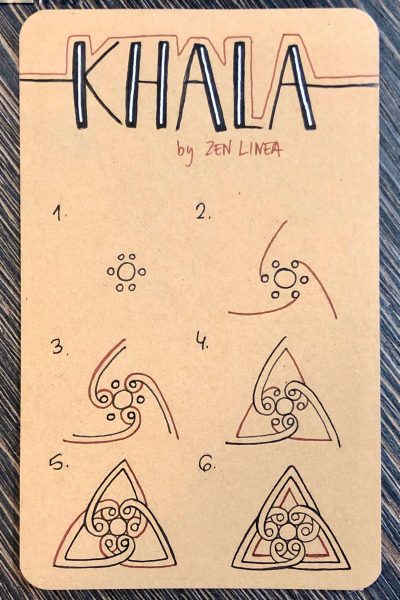 Zentangle Tangle Zen Linea